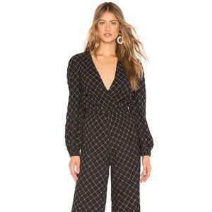 Tularosa Azalea Long Sleeve Beaded Jumpsuit